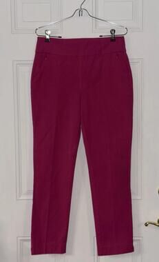Soft Surroundings S Pull On Pink Stretch Denim Jeans Style 2DP71